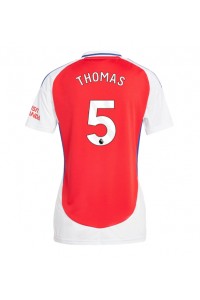 Arsenal Thomas Partey #5 Voetbaltruitje Thuis tenue Dames 2024-25 Korte Mouw